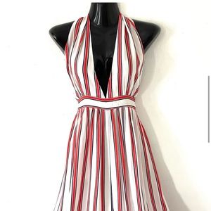 Urban Outfitters Striped Jumpsuit